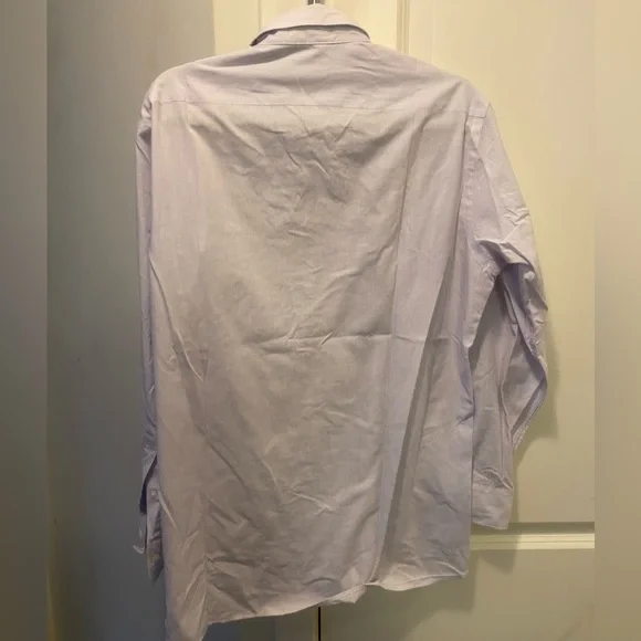 Dior Light Blue Striped Dress Shirt